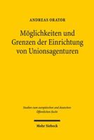 Moglichkeiten Und Grenzen Der Einrichtung Von Unionsagenturen 3161529723 Book Cover