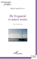 De l'Expatrié: et autres textes (Témoignages Poétiques) (French Edition) 2343173729 Book Cover