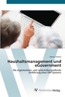 Haushaltsmanagement und eGovernment 3639418123 Book Cover