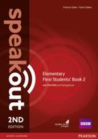 SPEAKOUT ELEMENTARY 2ND EDITION FLEXI STUDENTS' BOOK 2 WITH MYENGLISHLAB 1292160950 Book Cover