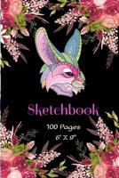 SKETCHBOOK 6"X 9" 100 Pages: Fennec Fox Animal Themed Cutie Foxes Sketchbook Blank Book unlined Journal for Girls & Boys. 100 pages, White plain paper, Sketch, Doodle and Draw 1081041528 Book Cover