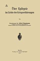 Uber Epilepsie Im Lichte Der Kriegserfahrungen 3642512445 Book Cover