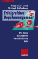 Erfolgreiches Depotmanagement: Wie Ihnen Die Moderne Portfoliotheorie Hilft 3409140751 Book Cover