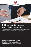 Difficultés de mise en oeuvre de l'eSocial (French Edition) 6206662144 Book Cover