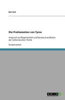 Die Proklamation Von Tyros 3640992369 Book Cover