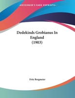 Dedekinds Grobianus In England 1169632688 Book Cover