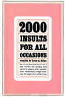 Two Thousand Insults for All Occasions 0806500395 Book Cover