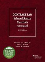 Contract Law, Selected Source Materials Annotated, 2019 Edition (Selected Statutes) 1642429309 Book Cover
