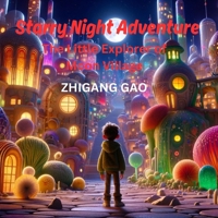 Starry Night Adventure: The Little Explorer of Moon Village B0CWCSFD9M Book Cover