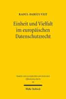 Einheit Und Vielfalt Im Europaischen Datenschutzrecht 3161614623 Book Cover