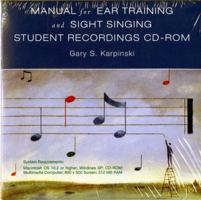 Student Recordings: for Manual for Ear Training and Sight Singing 0393104370 Book Cover