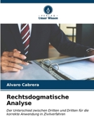 Rechtsdogmatische Analyse 6206970477 Book Cover