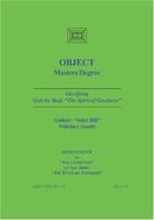 Object, Masters Degree: Suppliment to the Compass, a New Bible. 0969748728 Book Cover