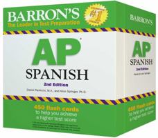 AP Spanish Flashcards, Second Edition: Up-to-Date Review and Practice + Sorting Ring for Custom Study 143807610X Book Cover