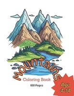 Mountains Coloring Book B0CVHR77NG Book Cover