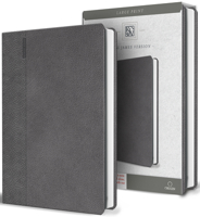 KJV Large Print Handy Size Gray Imitation Leather B0FWW74FDJ Book Cover