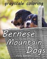 Bernese Mountain Dogs: Grayscale Coloring 1979923531 Book Cover