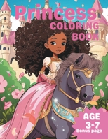 Princess Coloring book: Fun multicultural fairy tale princess Coloring pages for kids, preschool, kindergarten ages 3-7 Adventure B0CTS6YCGT Book Cover