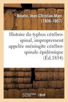 Histoire du typhus cérébro-spinal 232911768X Book Cover