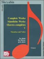 Skryabin: Mazurkas & Waltzes (Music Scores) 9639059714 Book Cover