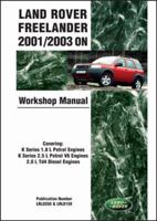 Land Rover Freelander 2001/2003 on Workshop Manual Service Procedures 1855208741 Book Cover