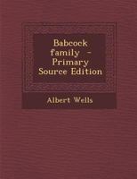 Babcock family 1293699136 Book Cover