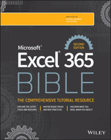 Microsoft Excel 365 Bible 1394298242 Book Cover