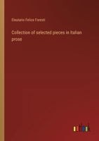 Collection of selected pieces in Italian prose 3385030013 Book Cover