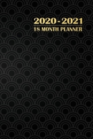 2020 - 2021 18 Month Planner: Elegant Art Deco Gold Black Paper Metallic Gel Pens Pastel Ink Neon Color and Glitter January 2020 - June 2021 Daily Organizer Calendar Agenda 6x9 Work, Travel, School Ho 1706405782 Book Cover