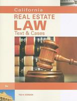 California real estate law: Text and cases 0538736135 Book Cover