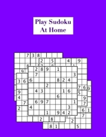 Play Sudoku At Home: Book of 200 Easy Puzzles with Answers, 8.5in x 11in, large print, Paperback. B08R4KBP2C Book Cover