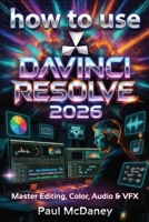How to Use DaVinci Resolve 20 2026: The Complete Step-by-Step Guide to Editing, Colour Grading, Audio, and Visual Effects for Beginners and Professionals B0GJ5K1958 Book Cover