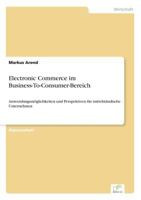 Electronic Commerce Im Business-To-Consumer-Bereich 3867464529 Book Cover