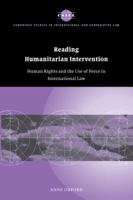 Reading Humanitarian Intervention 0521047668 Book Cover