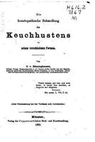 Die Homoopathische Behandlung Des Keuchhustens 1168380537 Book Cover