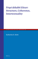 Pirqei Derabbi Eliezer: Structure, Coherence, Intertextuality 9004333118 Book Cover