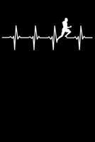 Runner Notebook: Run Heartbeat 6 x 9 (A5) Graph Paper Squared Journal Gift for Runners And Joggers (108 Pages) 1670308634 Book Cover