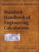 Standard Handbook of Engineering Calculations 0070287341 Book Cover