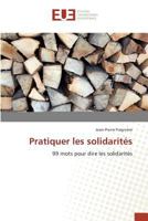 Pratiquer Les Solidarités 3841731589 Book Cover