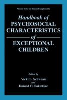 Handbook of Psychosocial Characteristics of Exceptional Children 1441933093 Book Cover