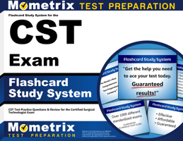 Flashcard Study System for the CST Exam: CST Test Practice Questions and Review for the Certified Surgical Technologist Exam 1609715845 Book Cover