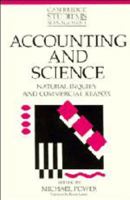 Accounting and Science: Natural Inquiry and Commercial Reason (Cambridge Studies in Management) 0521553253 Book Cover