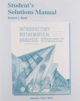 Student Solutions Manual for Introductory Mathematical Analysis for Business, Economics, and the Life and Social Sciences 0134770404 Book Cover