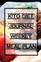 Keto Diet Journal Weekly Meal Plan: books on Keto diet planing for track weight chest hips arms and thighs 170042548X Book Cover