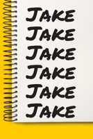 Name Jake A beautiful personalized: Lined Notebook / Journal Gift, Notebook for Jake,120 Pages, 6 x 9 inches, Gift For Jake, Personal Diary, Jake, Personalized Journal, Family Notebook, Customized Jou 1677019948 Book Cover