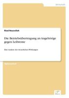 Die Betriebsubertragung an Angehorige Gegen Leibrente 3867410070 Book Cover