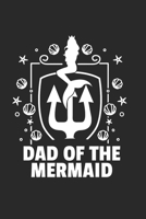 Meerjungfrau Papa Notizbuch: Meerjungfrau Papa Notizbuch f�r Liebhaber / Notizheft / Notizblock A5 (6x9in) Dotted Notebook / Punkteraster / 120 gepunktete Seiten 167159245X Book Cover