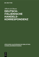 Deutsch-Italienische Handelskorrespondenz 3112381211 Book Cover