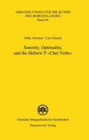 Sonority, Optimality, and the Hebrew P Chet Verbs 3447059109 Book Cover