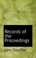 Records of the Proceedings 1117206254 Book Cover